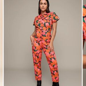 Mixed by Nasrin Classic Jumpsuit in Ruby Medium